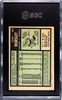 1971-72 Topps Gump Worsley #241 Minnesota North Stars HOF SGC 5.5 back of card